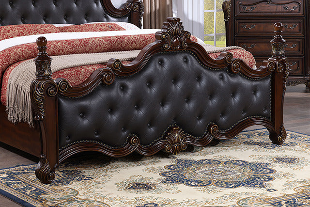 Cremona Bed, Dark Cherry - view 5