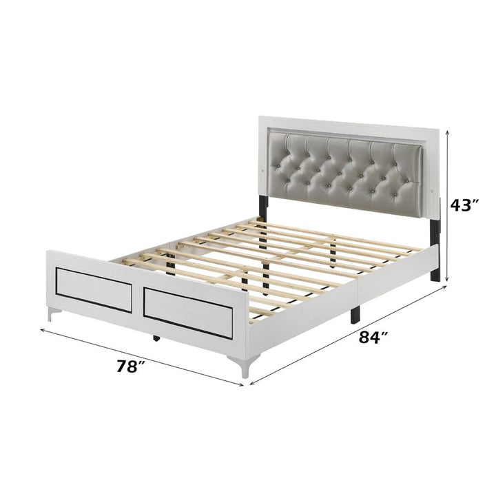 Casilda EK Bed W/Led – dimensions diagram