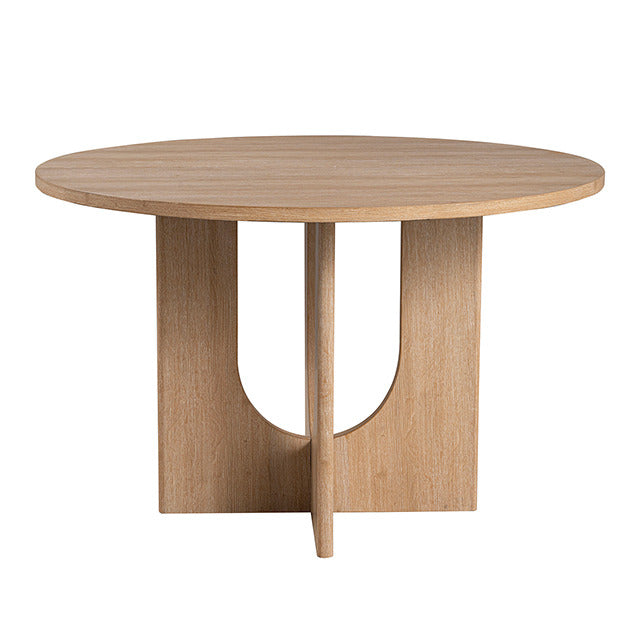 Oberto 5 Pc Round Dining Table Set, Natural
