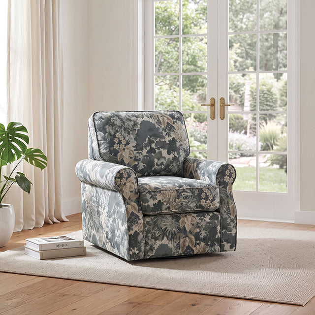 Penryn Swivel Accent Chair, Topiary Green - view 6