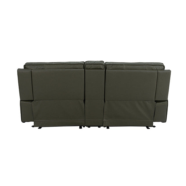Dallas Oversized Power Loveseat, Dark Olive Green - view 8