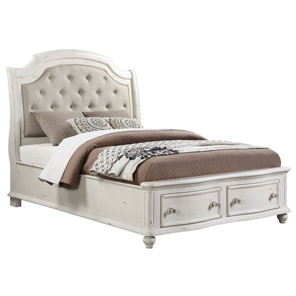 Jaqueline Queen Bed W/Storage – view 2