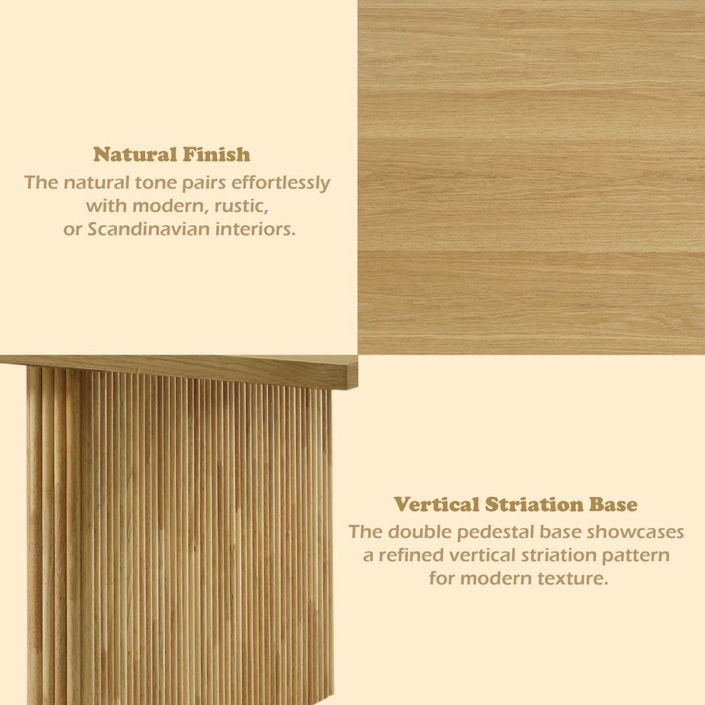 Einar Dining Table – features callout