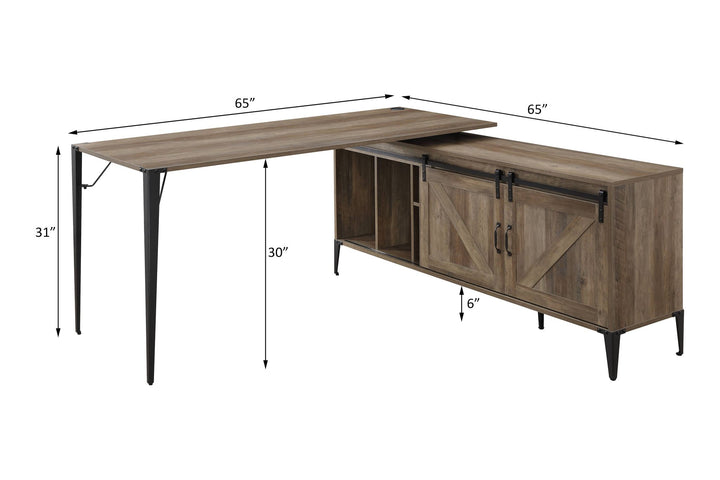 Zakwani Writing Desk – line drawing