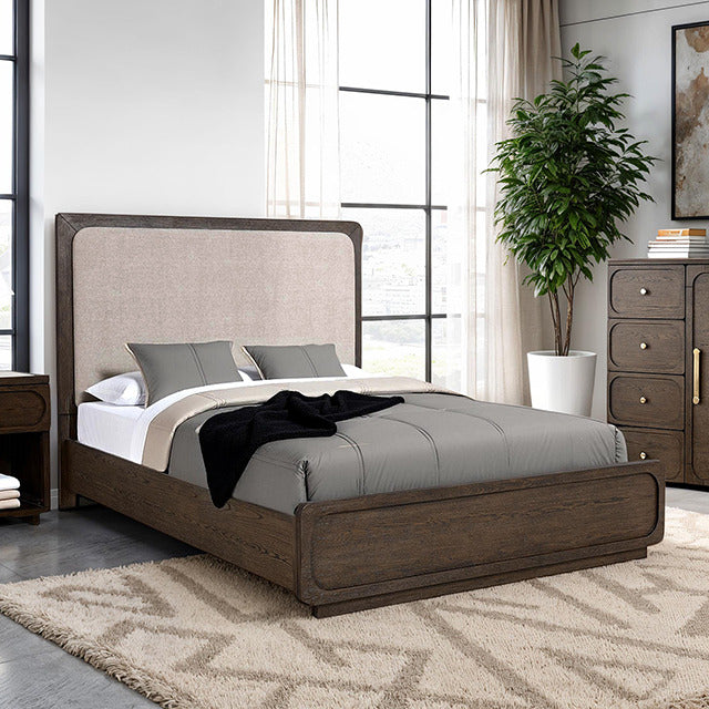 Vellara Bed, Dark Walnut