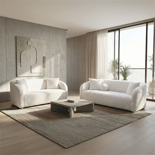 Orevis Sofa + Loveseat, White - view 5