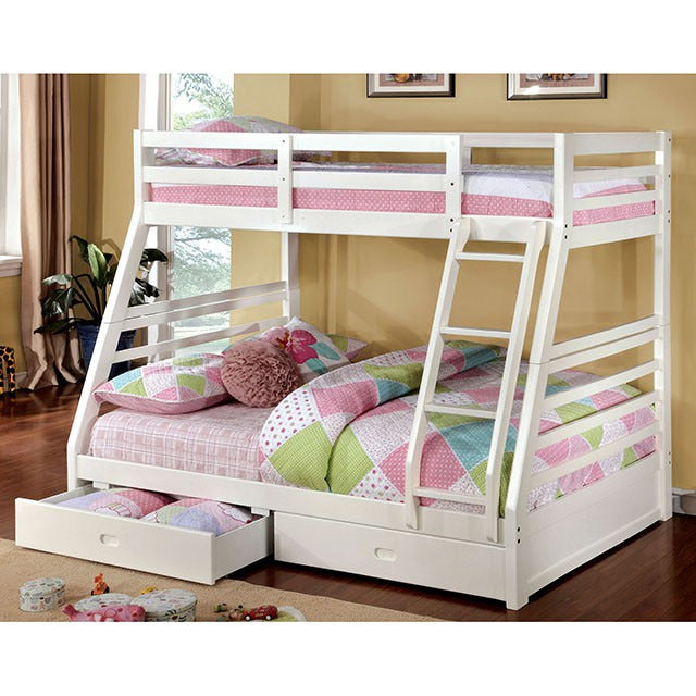 California Bunk Bed, White - view 2