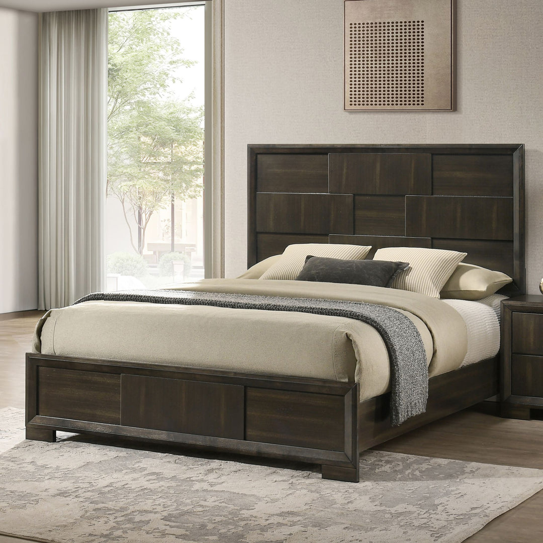 Langston  6/6-5/0 Ek/q Panel Side Rails-Espresso
