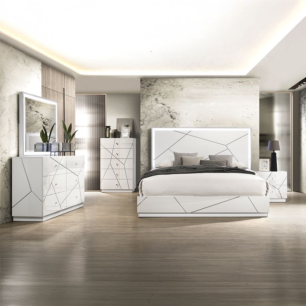 Esther Eastern King Bed w/LED – view 2