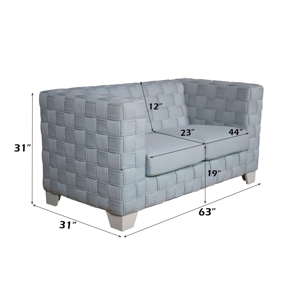Saree Loveseat – dimensions diagram