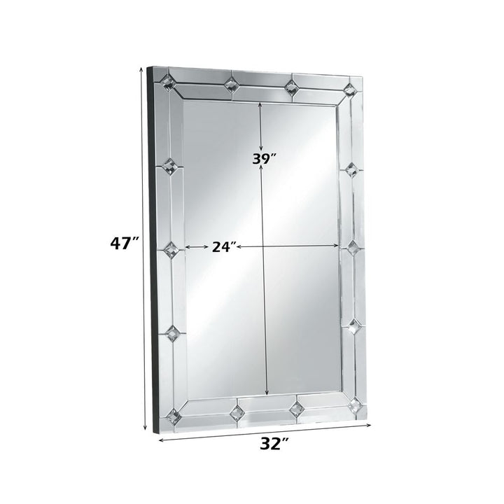 Hessa Accent Mirror – dimensions diagram