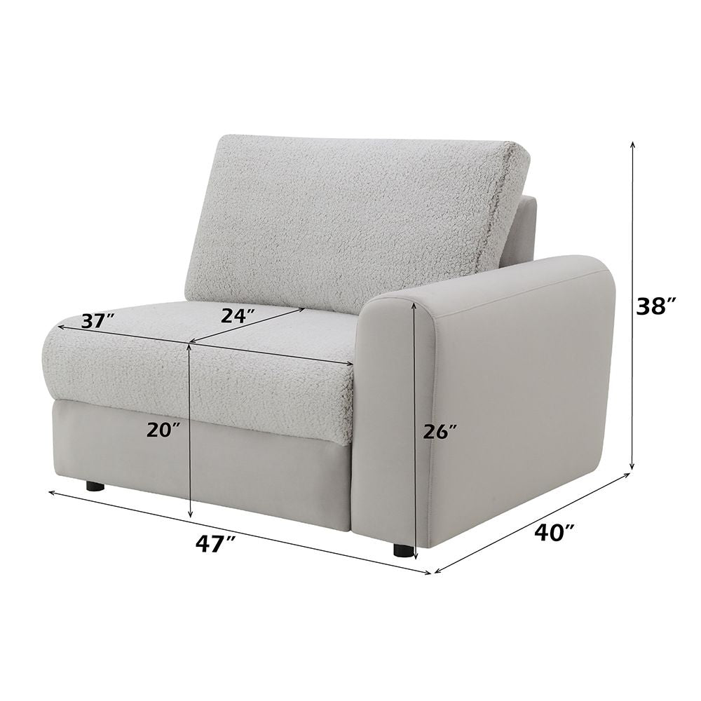 Tarrance Modular RF Power Recliner – dimensions diagram