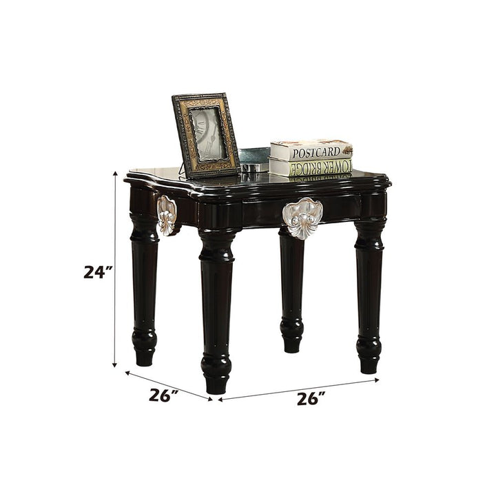 Ernestine End Table – dimensions diagram