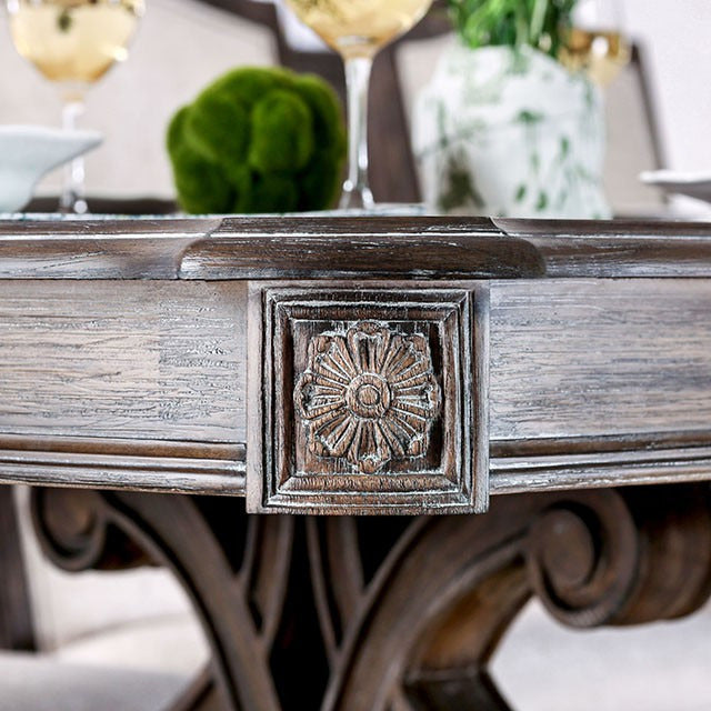 Arcadia Dining Table, Rustic Natural Tone/Ivory - view 8