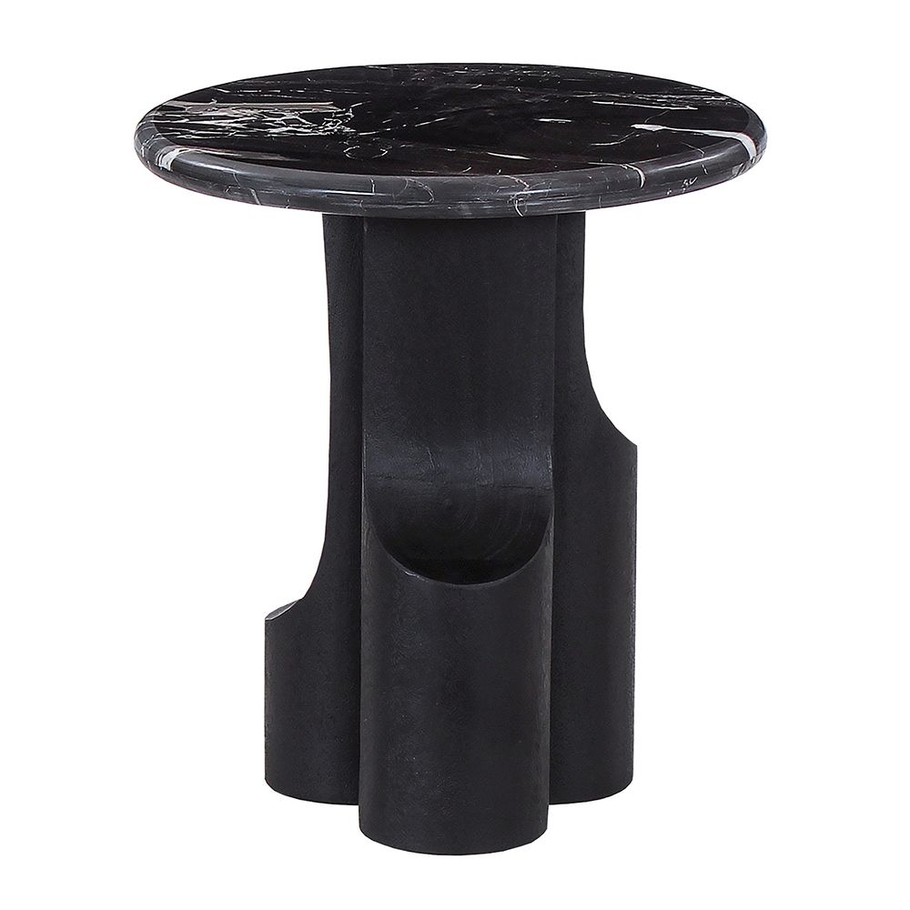 Kinton End Table with Natural Marble Top