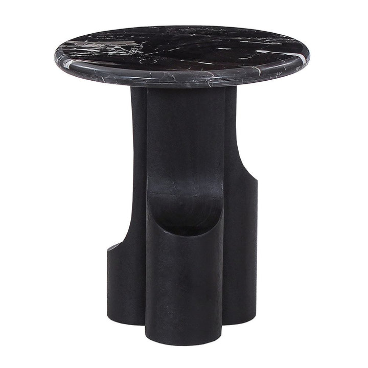 Kinton End Table with Natural Marble Top