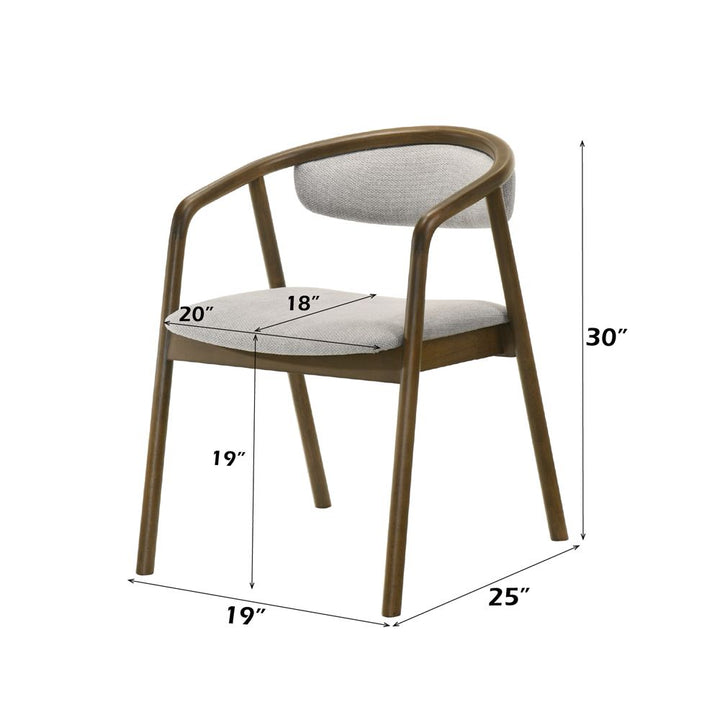 Delina Side Chair – dimensions diagram