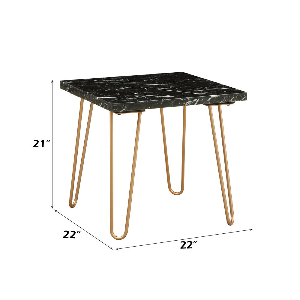Telestis End Table – dimensions diagram