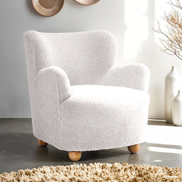 Acaso Accent Chair, White