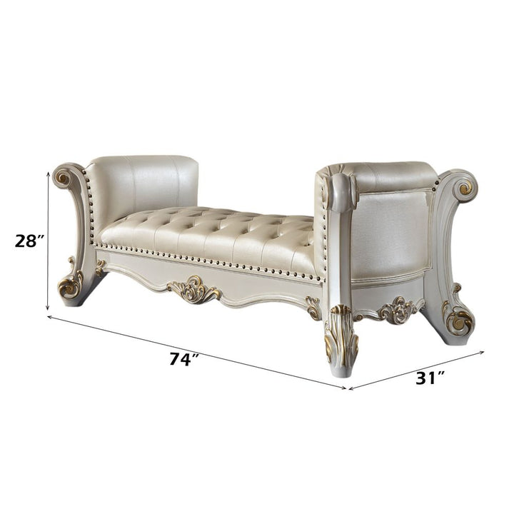 Vendome Bench – dimensions diagram