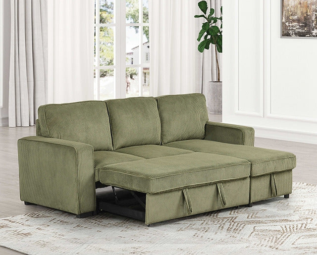 Yves Sectional, Green - view 4