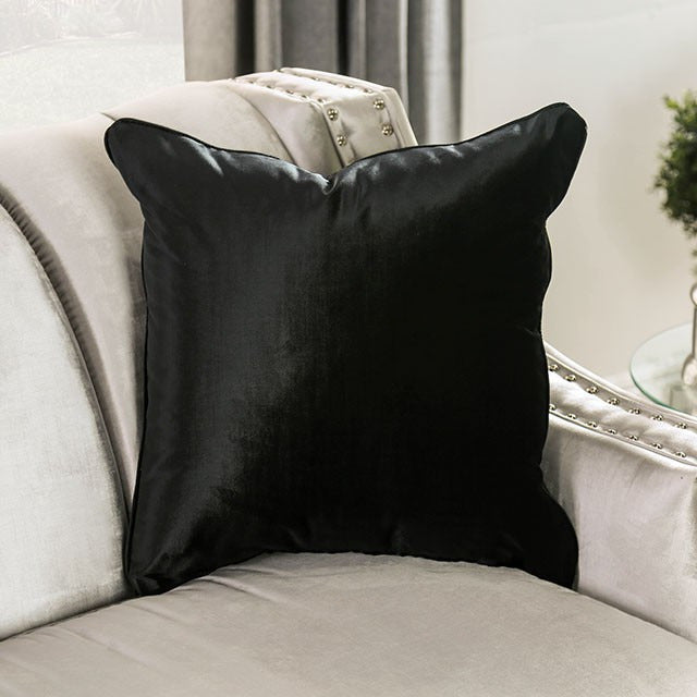 Elicia Sofa, Silver/Black - view 5
