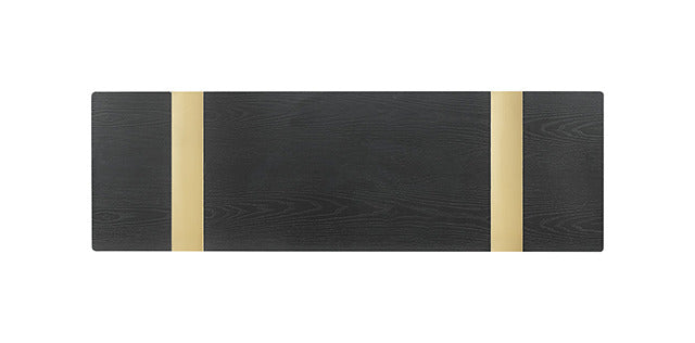 Horsham Sofa Table, Black/Gold - view 4
