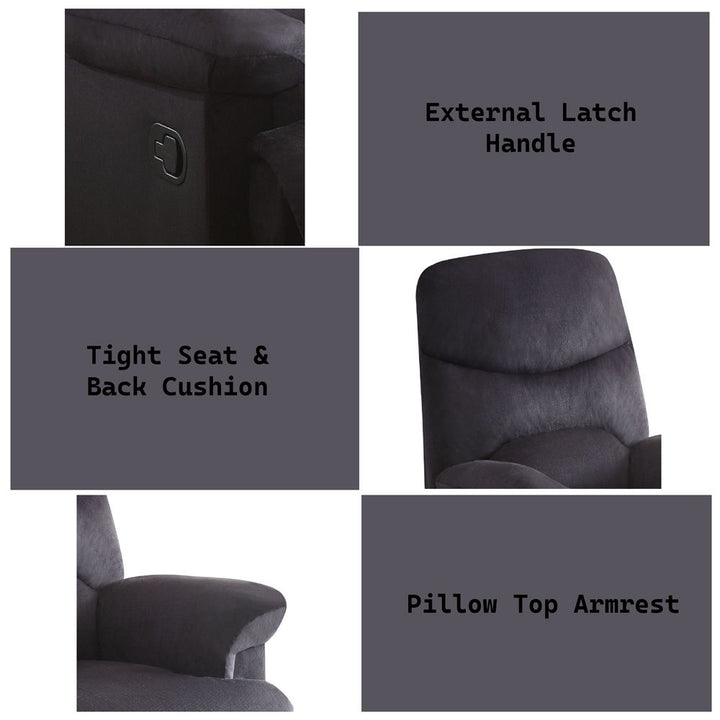 Arcadia Motion Recliner – features callout