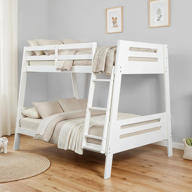 Kallen Twin/Full Bunk Bed, White - view 3