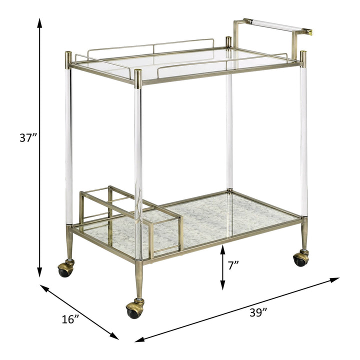 Cirro Serving Cart – line drawing