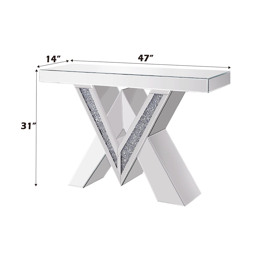 Noralie Console Table – dimensions diagram