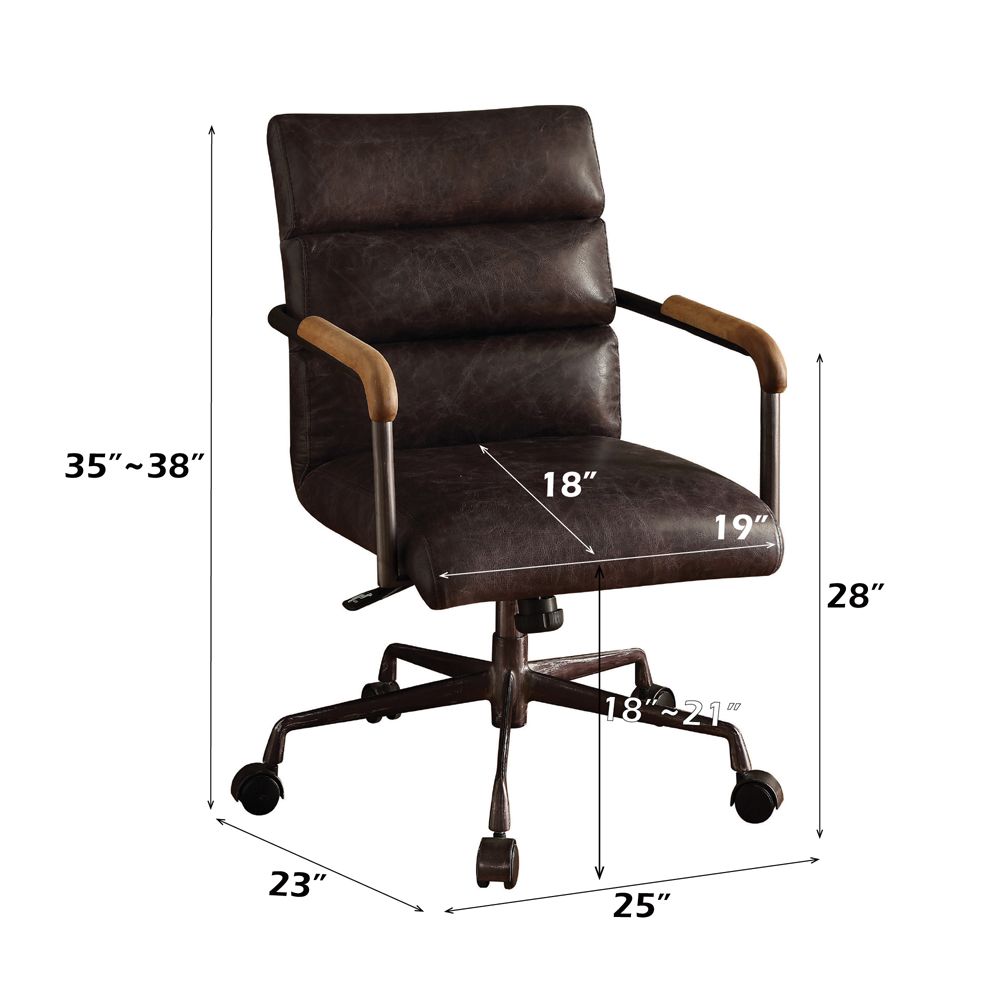 Harith Office Chair – dimensions diagram