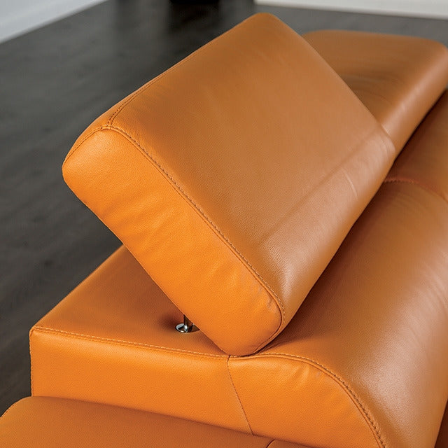 Vadso Sectional, Left Chaise, Tangerine - view 4