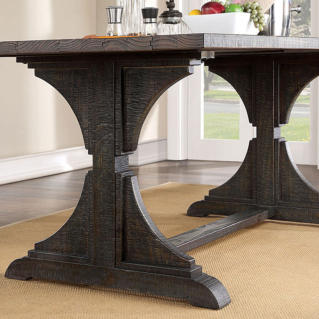 Leonidas Dining Table, Antique Black - view 3