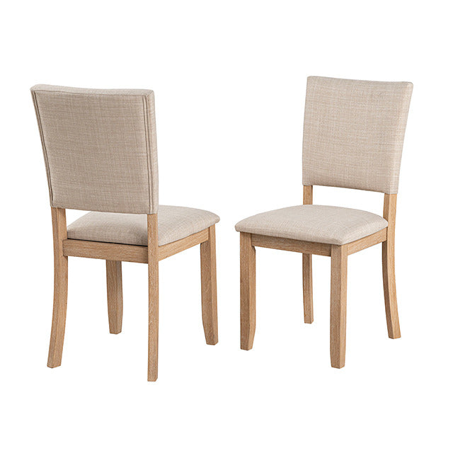 Oberto Upholstered Side Chair, Natural