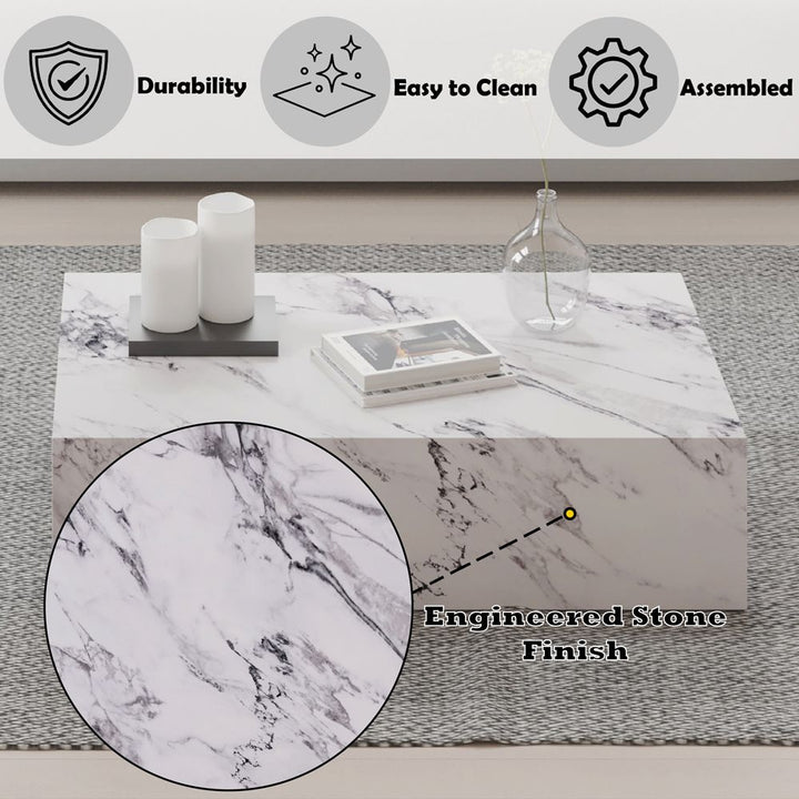 Fritzy Coffee Table – features callout