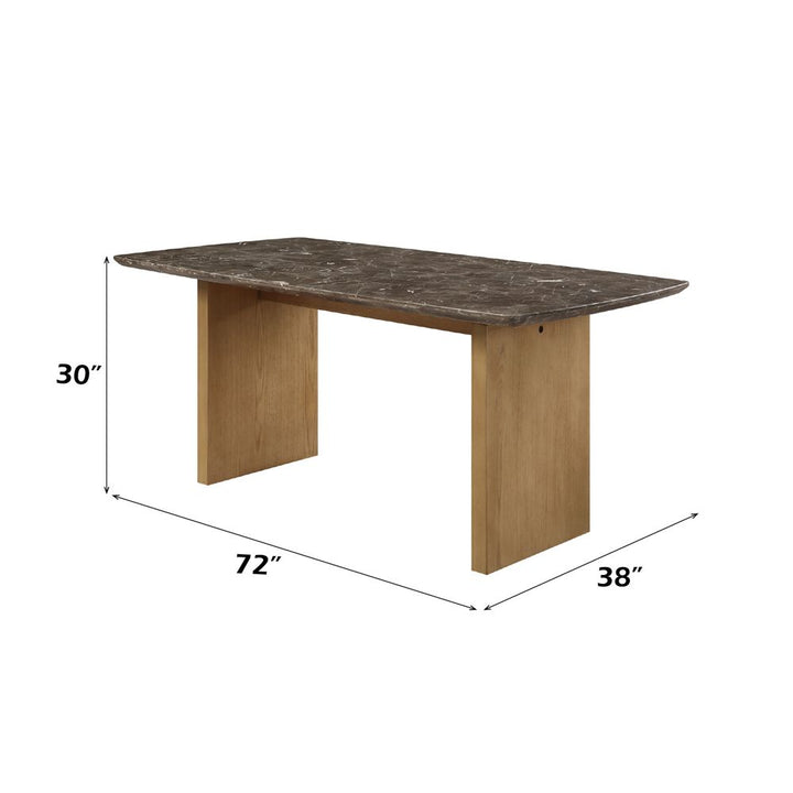 Jaramillo Dining Table – dimensions diagram