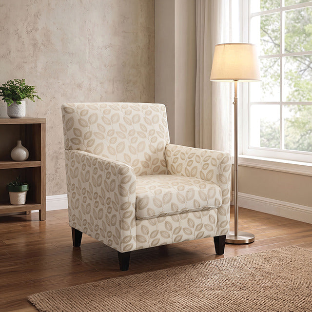 Ivey Acent Chair, Botanical Beige - view 6