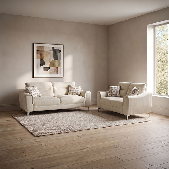 Desta Sofa + Loveseat, Light Taupe Brown