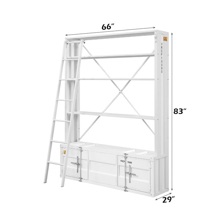 Cargo Bookcase with Ladder
