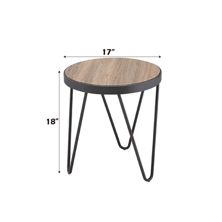 Bage End Table – dimensions diagram