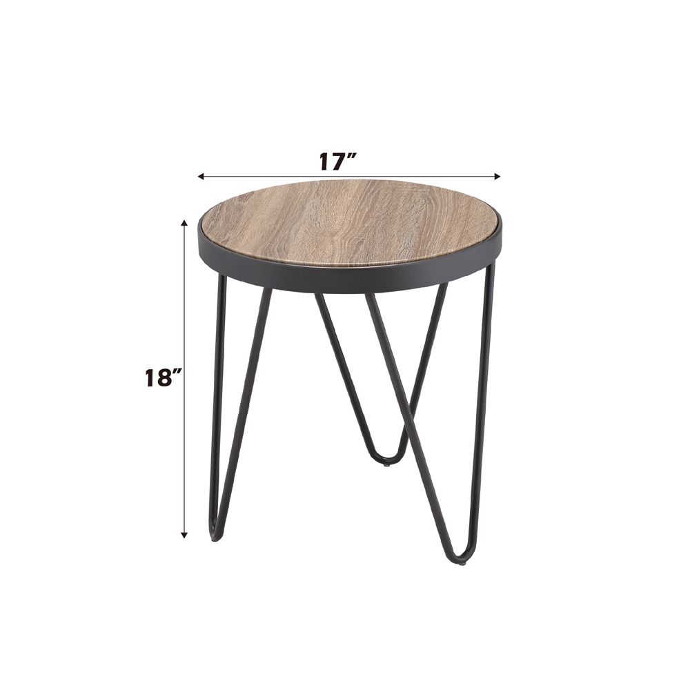 Bage End Table – dimensions diagram