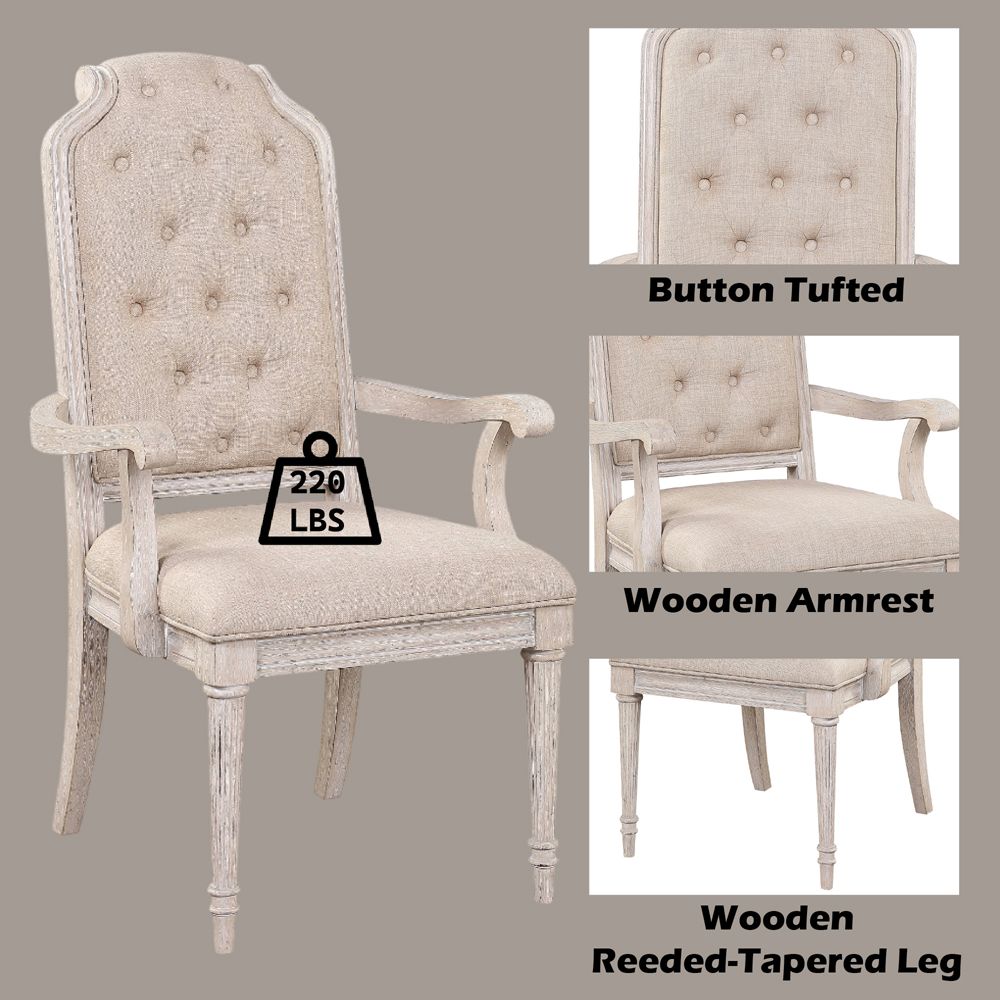 Wynsor Arm Chair (Set-2) – features callout