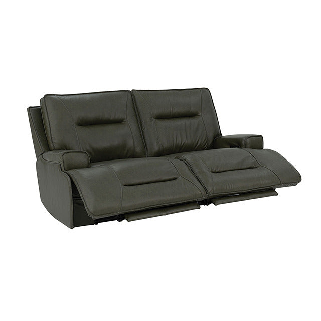 Dallas Oversized Power Sofa, Dark Olive Green - view 3