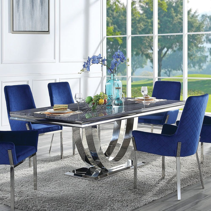 Cambrie Dining Table W/Engineered Stone Top