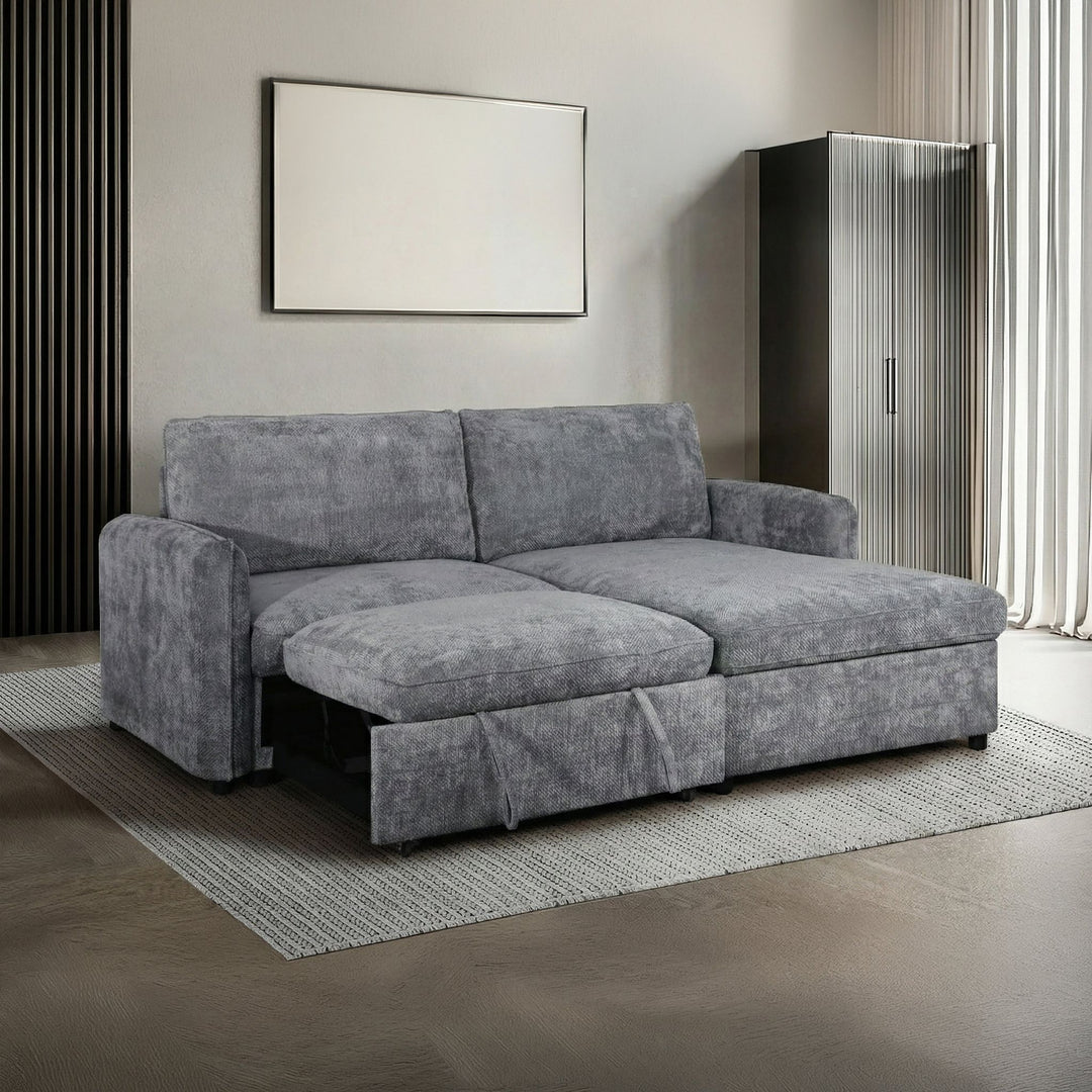 Finn Loveseat W/pop Up Sleeper-Gray