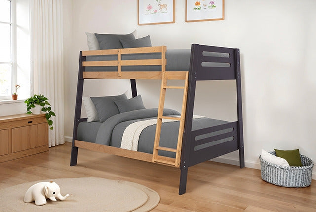 Kallen Twin/Full Bunk Bed, Oak - view 3