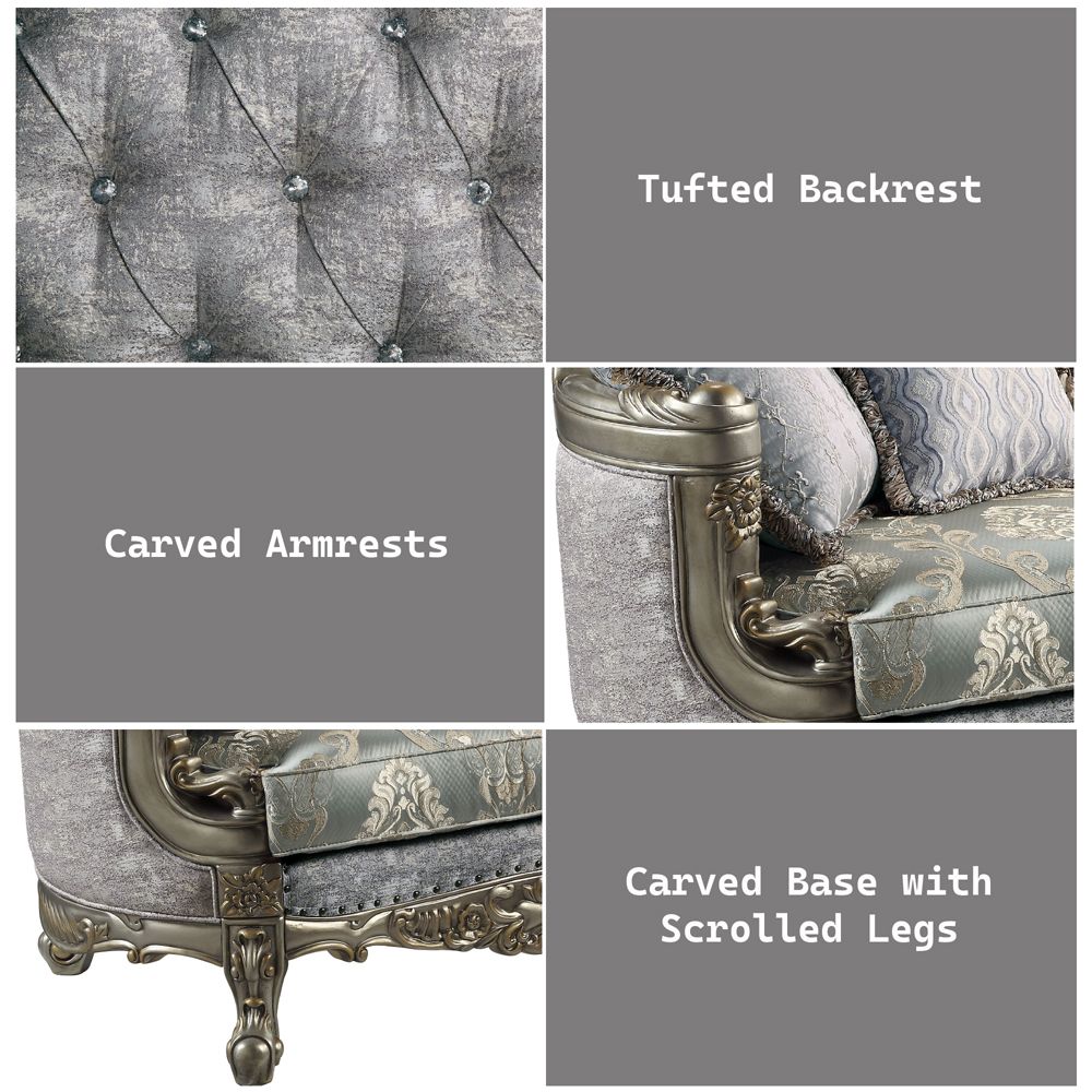 Miliani Sofa with 5 Pillows