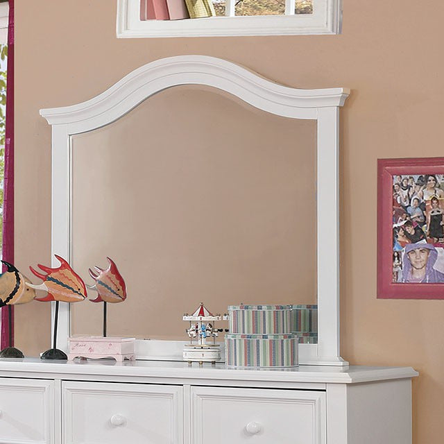 Olivia Mirror, White