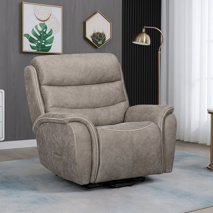 Kamari Power Lift Recliner W/ Heat &amp; Massage-Gray